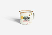 Enamel Mug Mockup, a Product Mockup by MrLetters (Thumbnail 3 of 5)