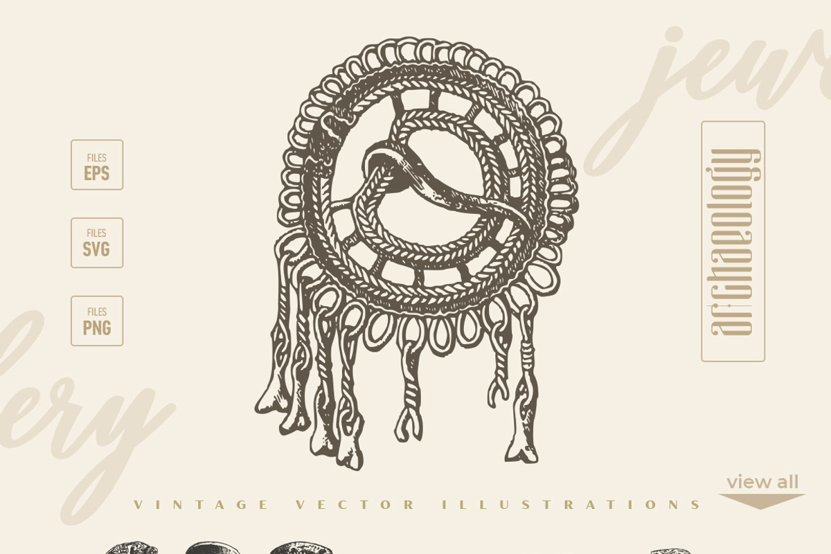 Antique Jewelry, an Illustration by Retro Machine (Photo 2 of 3)