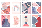 4 colors combinations of shapes, a Texture Illustration by marie dricot (Thumbnail 2 of 14)
