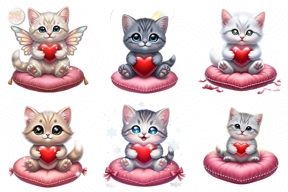 Cute Cat Sitting PNG Clipart Kawaii, an Animal Illustration by KennedyStudio (Photo 3 of 5)