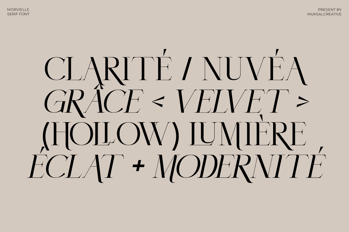 Morvielle — Modern Editorial Serif, a Serif Font by Muksal Creative (Photo 4 of 11)
