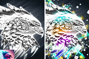 Chrome Metal Effect fx Photoshop Act, an Action Add-On by Studio Retouch (Thumbnail 13 of 17)