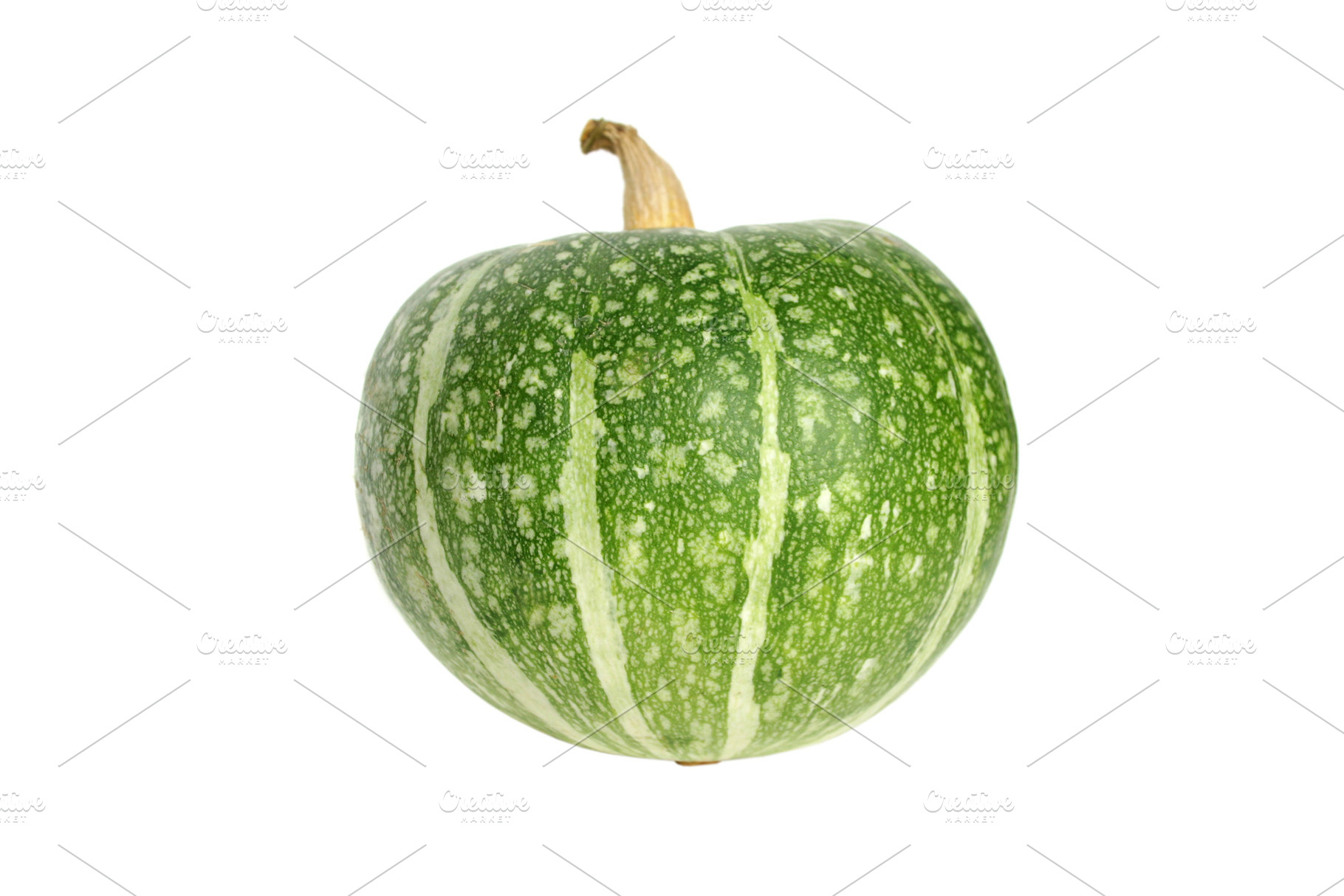 Green pumpkin isolated, a Photo by saiko3p