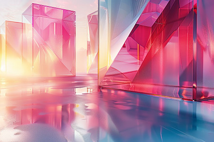 abstract geometric background, futuristic architecture with glass panels, a Background Photo by ImageMir