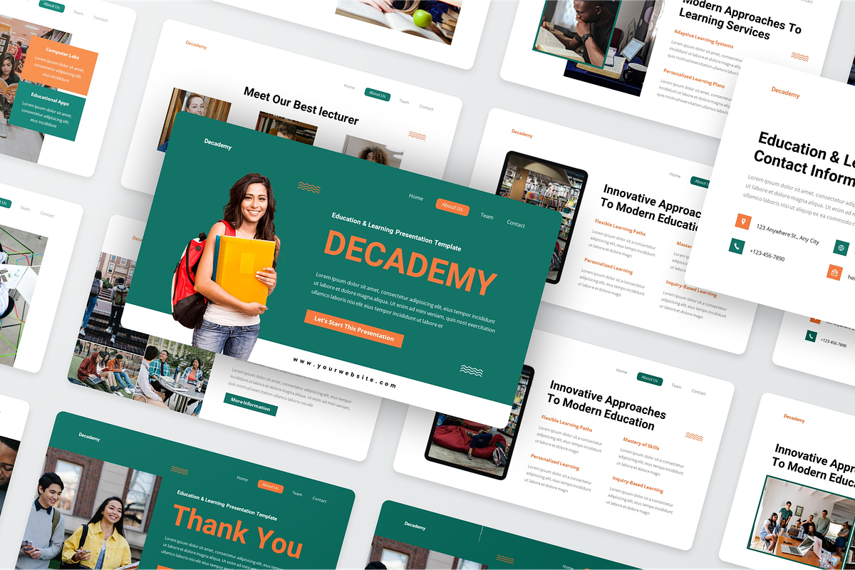 Education & Learning PowerPoint, a Presentation Template by SquidPixey (Photo 6 of 6)