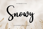 Snowy - Sweet Handwritten Font, a Handwritten Font by Letterayu Studio (Thumbnail 1 of 8)