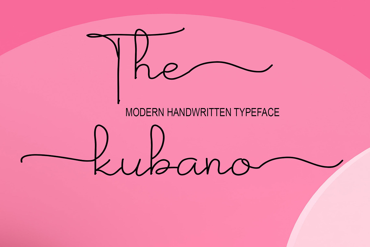The kubano, a Script Font by Canden Meutuah (Photo 1 of 7)