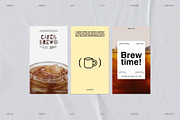 BREW | Cafe Instagram Template (I), a Social Media Template by Prapti Design (Thumbnail 6 of 10)