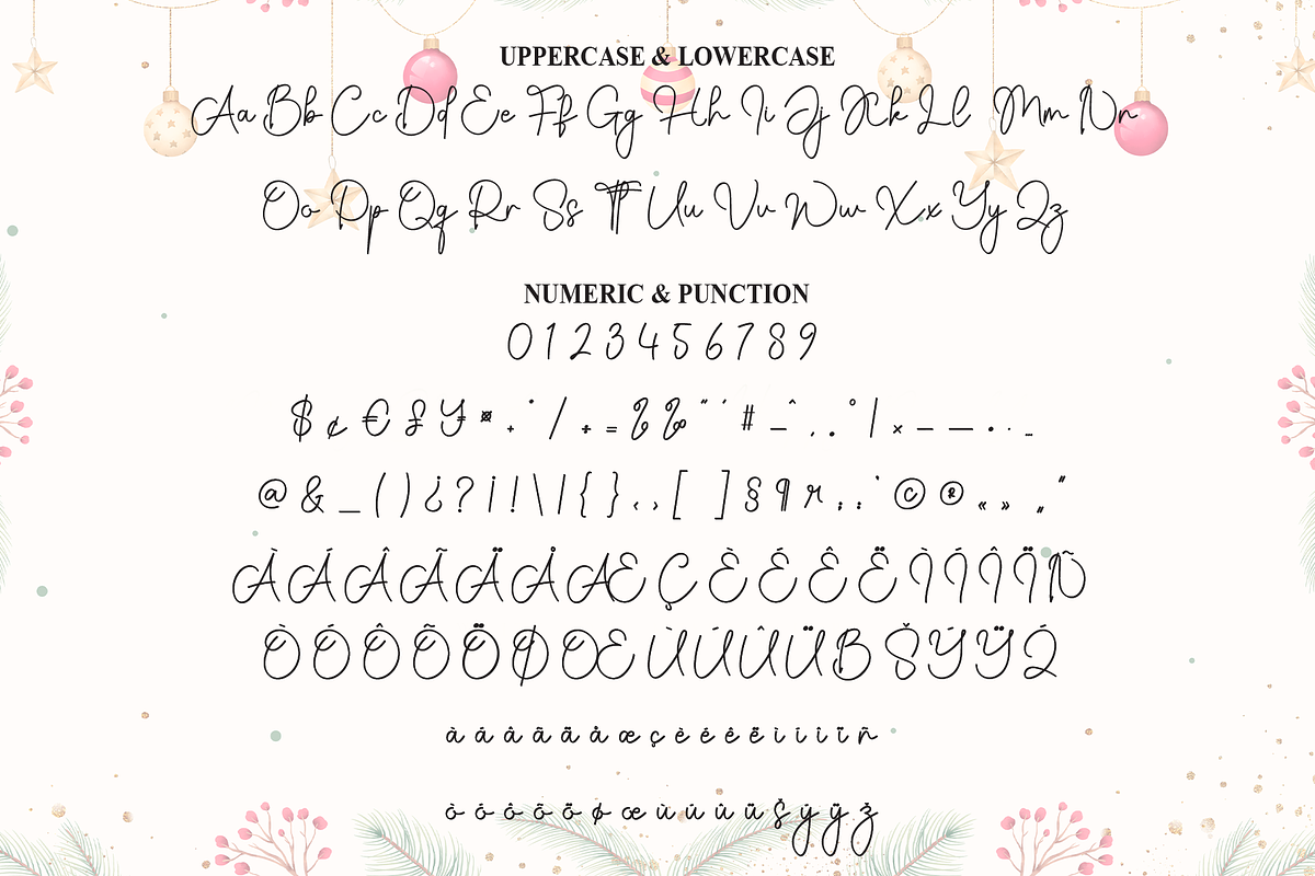 Poster Christmas | Script Font, a Handwritten Font by Scratchones (Photo 7 of 9)