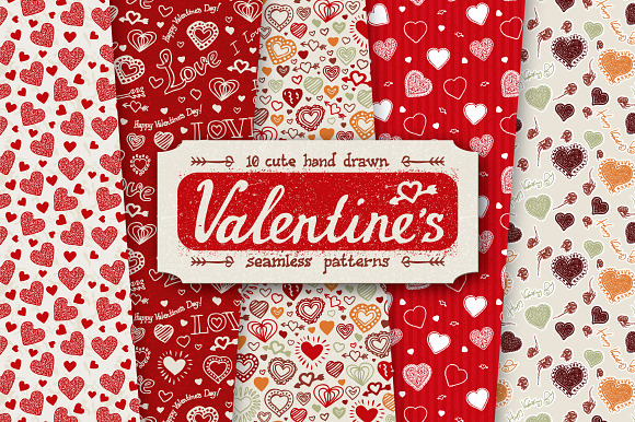 10 Valentine Day Patterns
