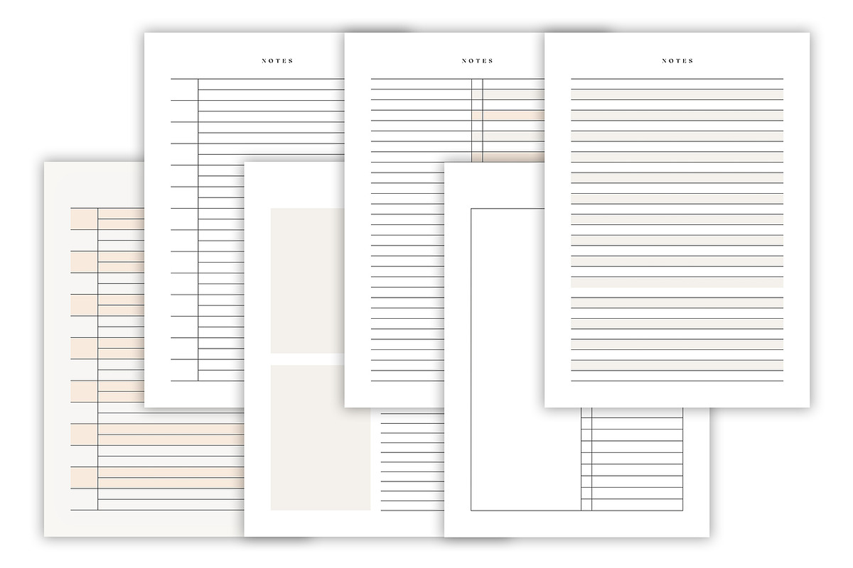 Notes Template | Canva, a Stationery Template by DesignByStore (Photo 5 of 5)