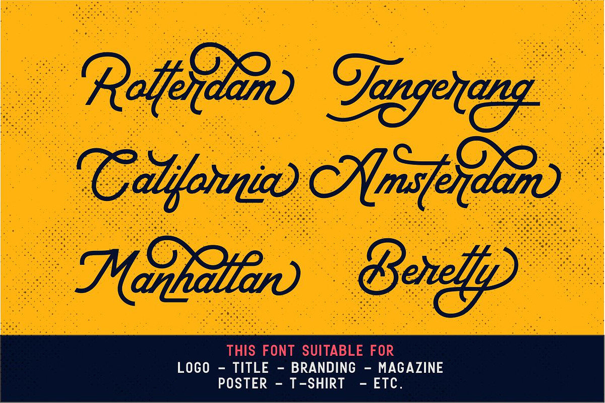 The Arthington + Bonus 2 font. preview 2