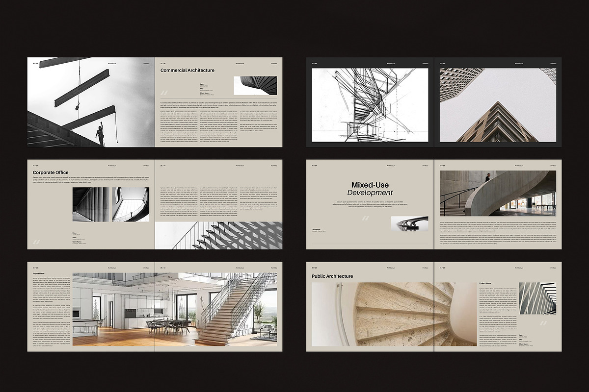 Architecture Portfolio Landscape, a Brochure Template by TemplateFolio-Shop (Photo 11 of 18)