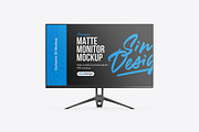 Monitor Mockup, a Device Mockup by SimplDesign (Thumbnail 3 of 3)