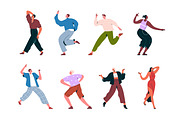 Happy people dancing at party set, a Person Illustration by Good Studio (Thumbnail 4 of 5)