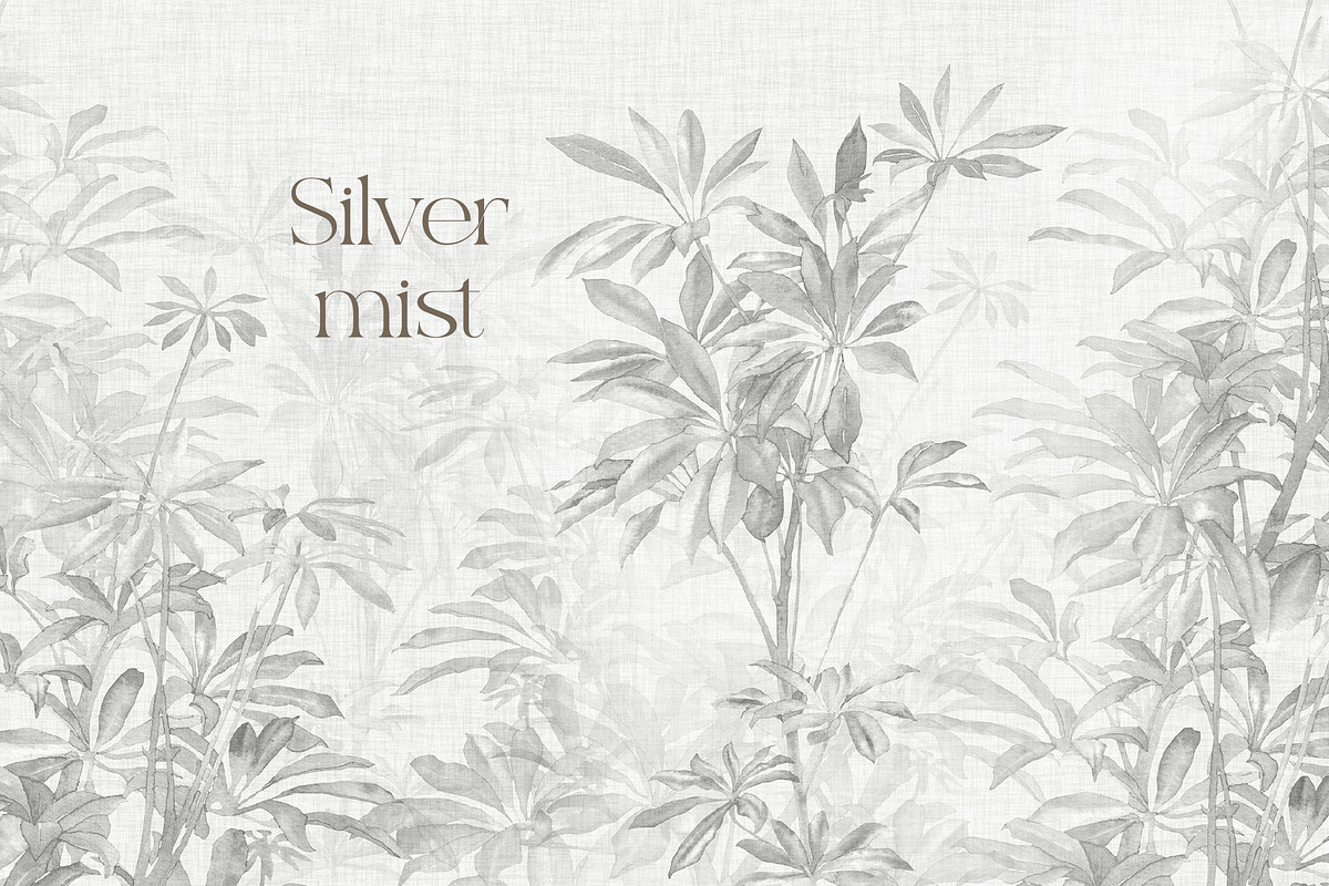 Garden Retreat botanical wall mural, a Wallpaper Graphic by Timofi Art (Photo 13 of 15)