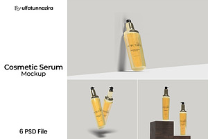 Cosmetic Serum Mockup