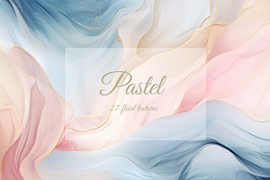 Pastel Acrylic Wave Textures