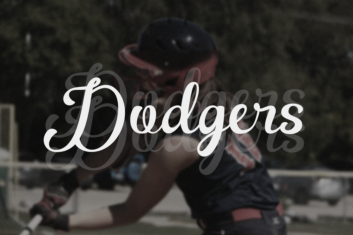 Garnesline - Sports Font, a Script Font by Flawless And Co (Photo 7 of 10)
