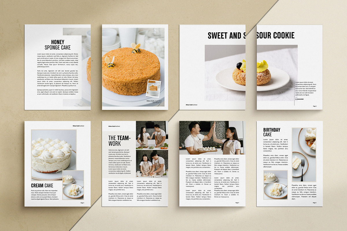 Cookbook / Recipe eBook for Canva, a Magazine Template by Wildnun Studio (Photo 8 of 20)