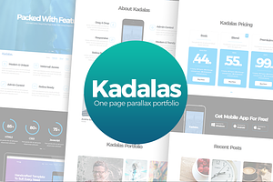 Kadalas-One Page Parallax Theme