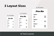 Canva Price List Signage Templates, a Marketing Template by Dandymark (Thumbnail 5 of 7)