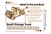 Small Vintage Truck - Laser Cut File, an Object Graphic by VectorPainter (Thumbnail 6 of 21)