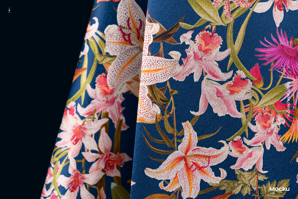 Silk Scarf Mockup - Studio series 03, an Apparel Mockup by Mocku (Photo 6 of 13)