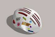 Sticker on Helmet, a Household Mockup by Unerispace (Thumbnail 5 of 5)