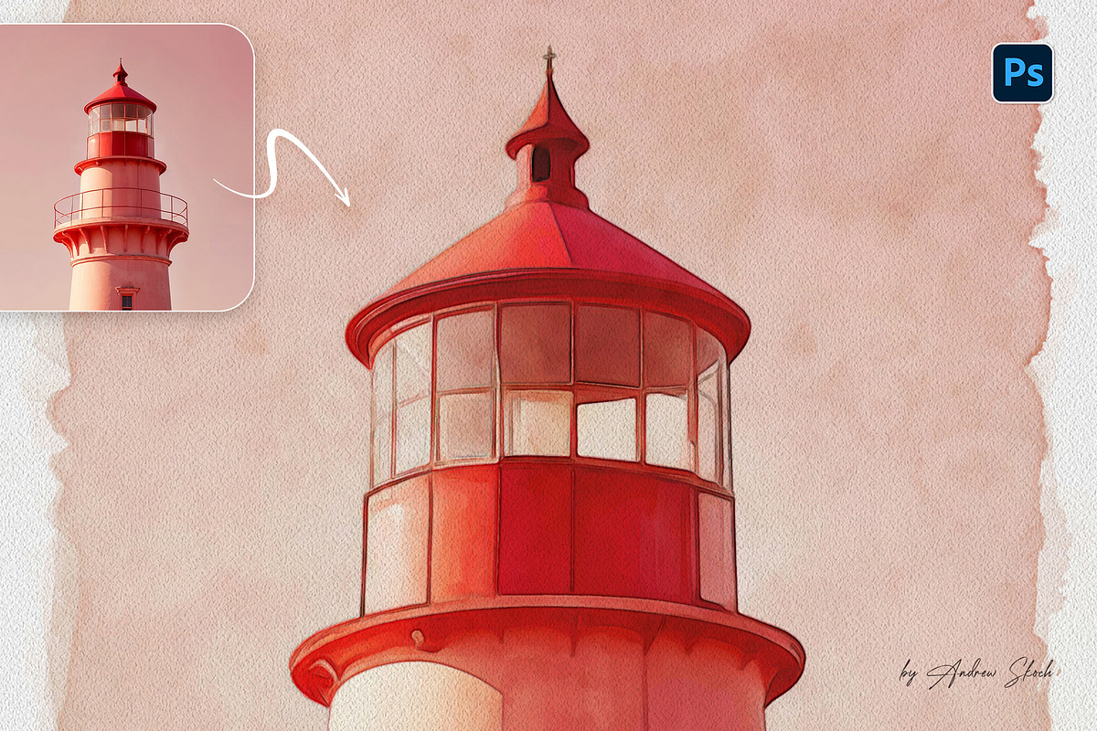 Watercolor Effect, a Layer Style Add-On by Andrew Skoch Design (Photo 7 of 7)