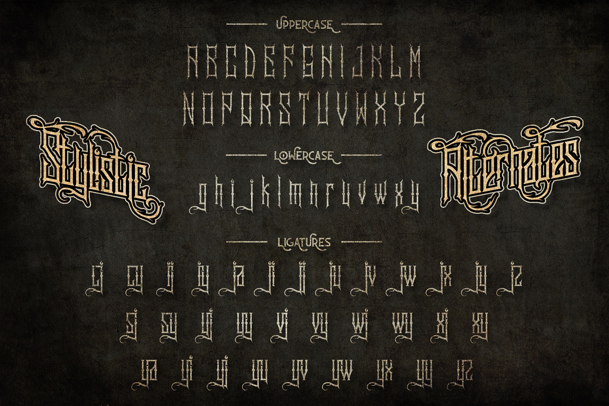 Sadis Typeface+Extras preview 6