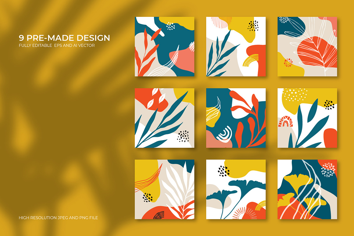 Botanical & Abstract Shapes, an Illustration by Creatchees.std (Photo 5 of 10)