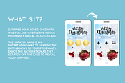 Christmas Pregnancy Scratch Card, a Presentation Template by SunshineStudioBoutique (Thumbnail 3 of 8)