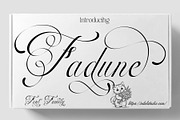 Fadune – Calligraphy Font Family, a Script Font by NDNL Studio (Thumbnail 1 of 10)