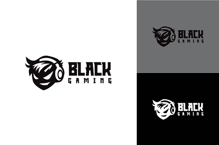 Black Gaming Logo, a Branding & Logo Template by zaqilogo