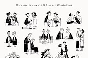 People Series BUNDLE: All 5 in 1, a Person Illustration by Veyla (Thumbnail 44 of 52)
