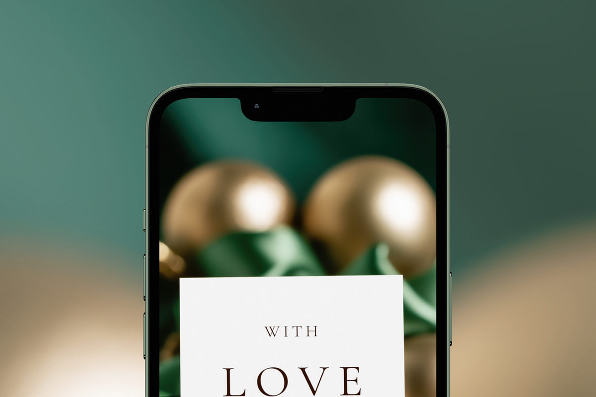 5x5 Christmas Greeting Card Mockup, an Advertising Mockup by Serenefeeling (Photo 5 of 6)