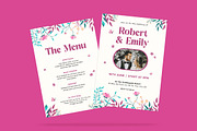Simply Floral Wedding Invitation, an Invitation Template by iDoodle Studio (Thumbnail 4 of 4)