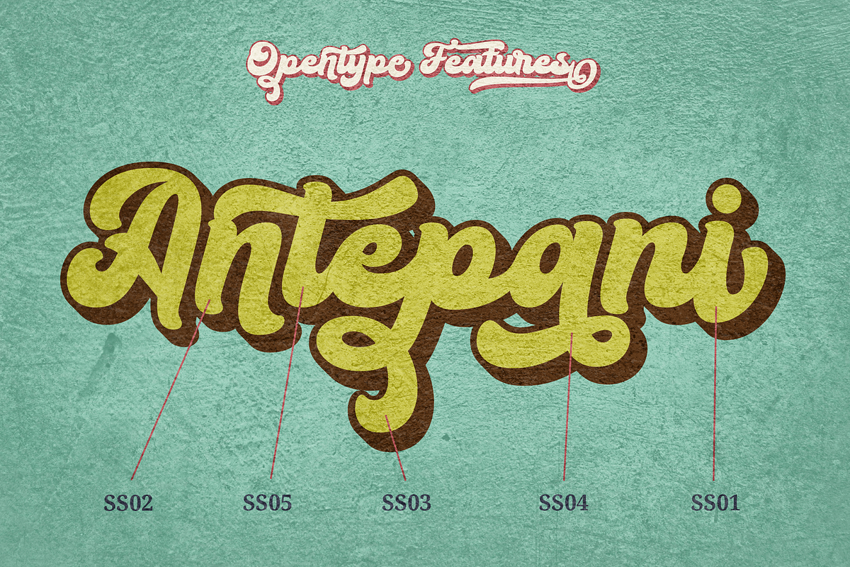 Hindya - Bold and Retro, a Script Font by ahweproject (Photo 9 of 9)