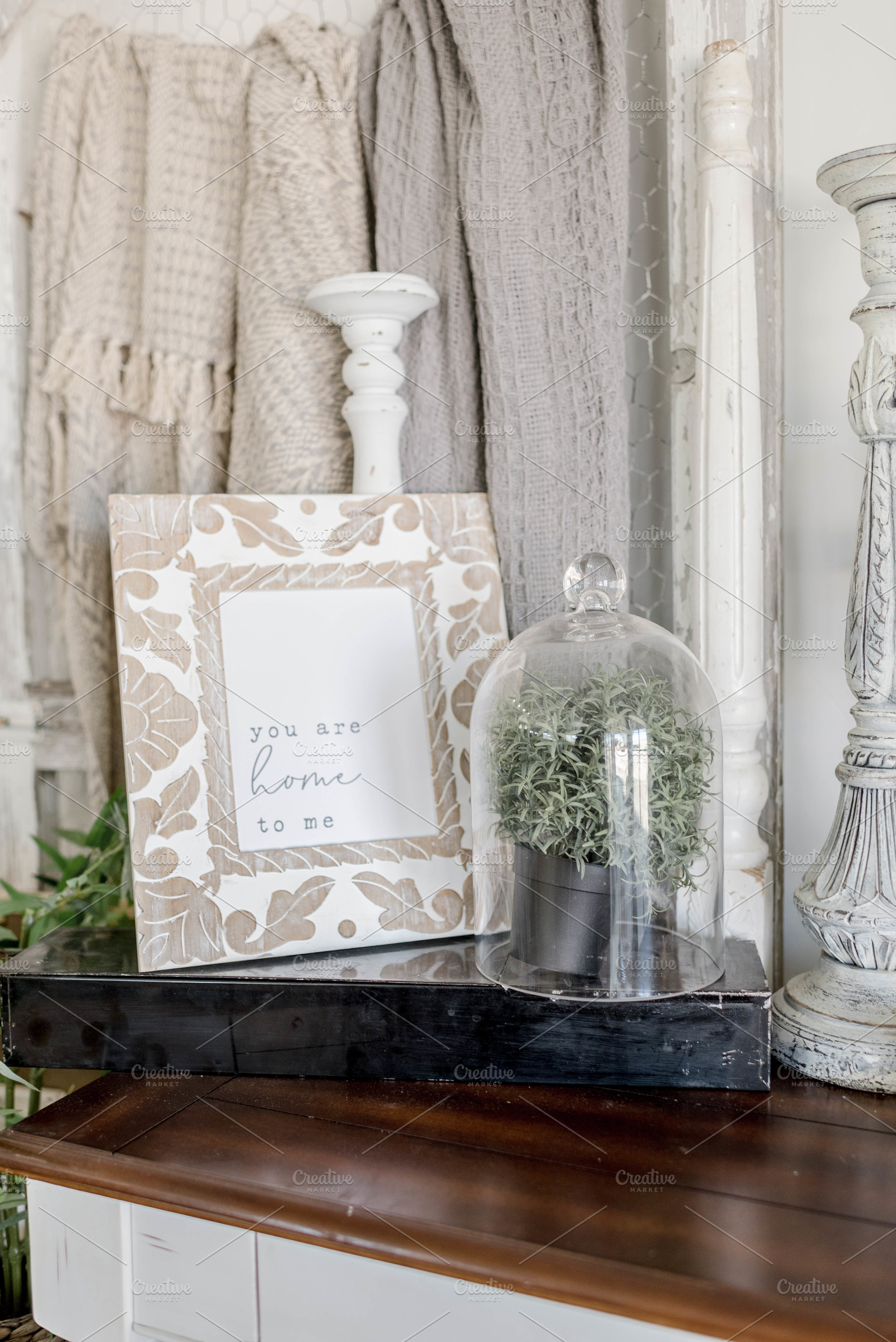 Rustic Home Decor - Styled - White, a Photo by Hudson Farmhouse