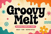 Groovy Melt, a Slab Serif Font by Wow Magic (Thumbnail 1 of 6)