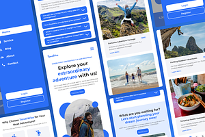 Travel Agency Web Landing Page