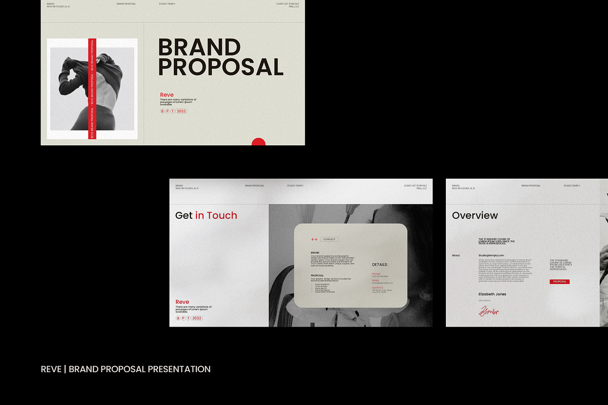 REVE | Brand Proposal GSL Canva, a Presentation Template by Studio Temply (Photo 3 of 13)