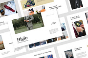 Higio : Fashion Brand Powerpoint, a Presentation Template by Punkl Camp (Thumbnail 1 of 9)