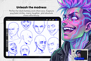 1800+ Male Character Procreate Stamp, a Brush Add-On by Selentaori Studio (Thumbnail 9 of 16)