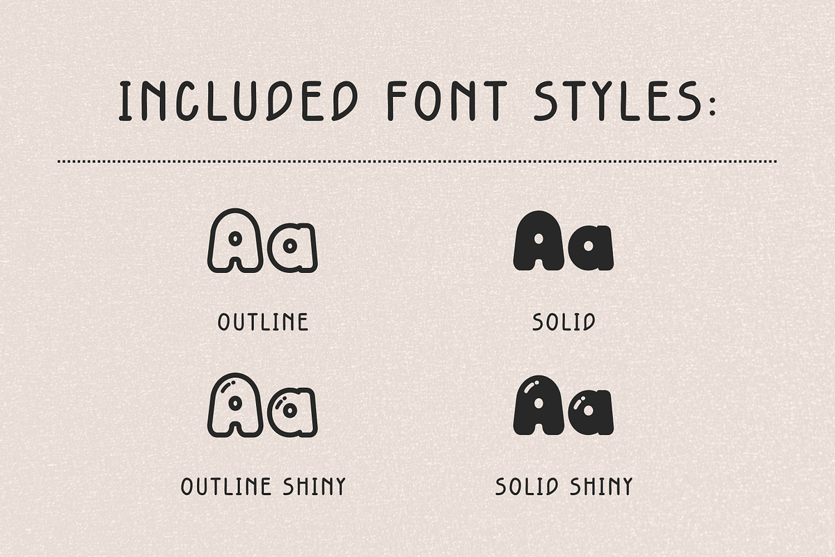 Retro Bubble Display Font-Pipo Soda, a Handwritten Font by ZoloDesignHub (Photo 8 of 9)