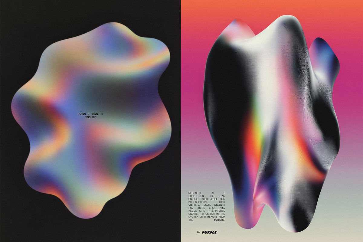 RESONATE: 100 Psychedelic Textures, a Background Graphic by Purple (Photo 10 of 11)