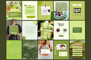 Nutrition Coach Instagram Canva Kit, a Social Media Template by Deepa Template Studio (Thumbnail 4 of 12)