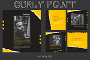 CURLY & WAVY FONT, a Serif Font by Dz Akali (Thumbnail 3 of 4)