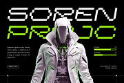Brezsign - Modern Pixel Modular Sans, a Sans Serif Font by Typia Nesia (Thumbnail 6 of 10)